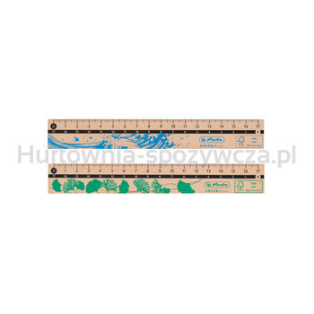 Herlitz linijka drewniana 17 cm Greenline fsc rm