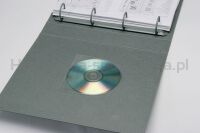 Kieszeń samoprzylepna Q-CONNECT, na 2-4 płyty CD/DVD, 127x127mm, 10szt. - 2
