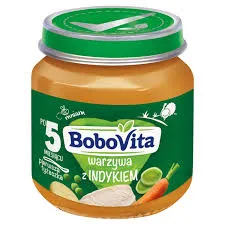 Bobovita Obiadek Warzywa Z Indykiem Po 5 Miesiącu 125G