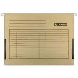 Donau Teczka zawieszkowa z boczkami, A4, 230gsm, brązowa 