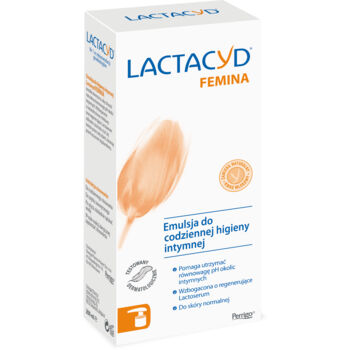 Lactacyd Femina Emulsja Do Higieny Intymnej Z Pompką 200 Ml