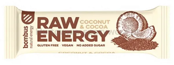 Baton Raw Energy Kokos-Kakao Bezgl. 50 G