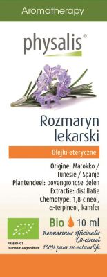 Olejek Eteryczny Rozmaryn Lekarski Bio 10 Ml - Physalis [BIO]