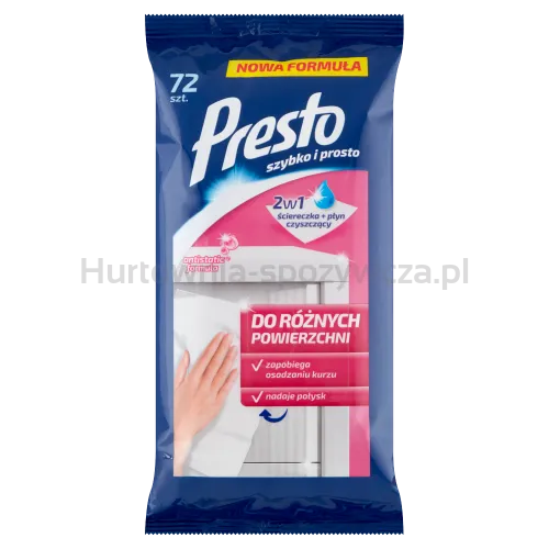 Presto Ściereczki Uniwersalne 72 Szt.