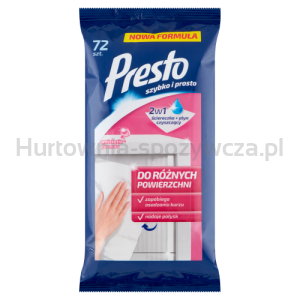 Presto Ściereczki Uniwersalne 72 Szt.