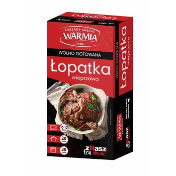 Warmia Łopatka Wieprzowa Wolno Gotowana - Produkt Mięsny Wieprzowy 500G