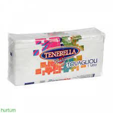 *Serwetki Tenerella Białe 1W 33X33 140Szt