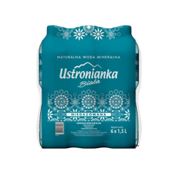 Woda Ustronianka Biała 1,5L niegazowana