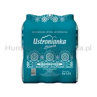 Woda Ustronianka Biała 1,5L niegazowana(Bez Kaucji)(data przydatności 31.12.2026)