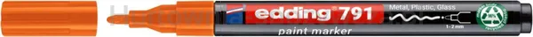 Marker olejowy e-791 EDDING, PCR, pomarańczowy