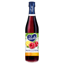Paola Rozkoszna Malina Z Cytryną Syrop O Smaku Malinowym Z Cytryną, Bez Konserwantów 430 Ml