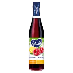 Paola Rozkoszna Malina Z Cytryną Syrop O Smaku Malinowym Z Cytryną, Bez Konserwantów 430 Ml
