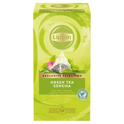 Lipton Herbata Exclusive Selection, Piramidki, Zielona Sencha, 25 Kopert