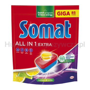 Somat Tabletki All in One Extra Lemon 85 szt. 1411 g