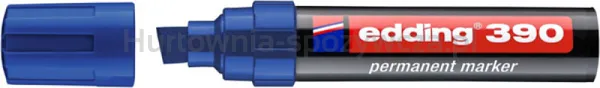 Marker permanentny e-390 EDDING, 4-12 mm, niebieski