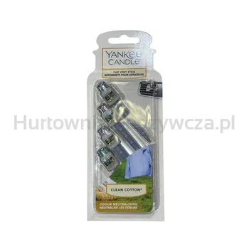 Odświeżacz Do Auta Yankee Candle Vent Stick Clean Cotton