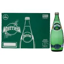 Woda PERRIER, mocny gaz, butelka szklana, 0,75l  x 12 sztuk