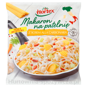 Hortex Makaron Na Patelnię Spaghetti Z Sosem Alla Carbonara 450 G