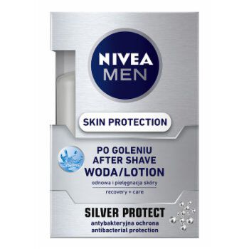 Nivea Woda Po Goleniu Silver Protect 100 Ml