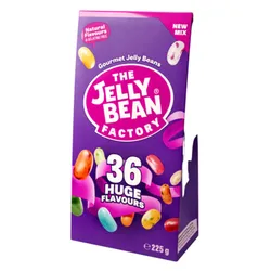 Cukierki o smaku owocowym The Jelly Bean Factory, 36 smaków, mix 225 g