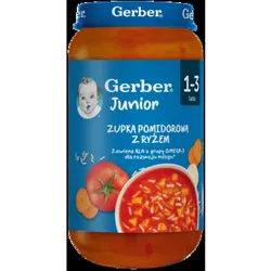Gerber Zupka pomidorowa z ryżem 250g?