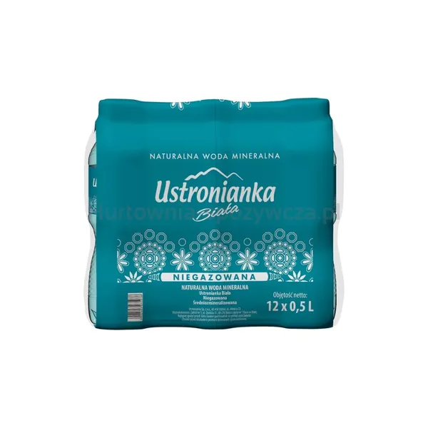 Ustronianka Woda Biała 0,5L Niegazowana