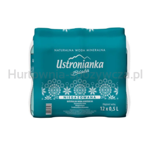 Woda Ustronianka Biała 0,5L niegazowana x 12 szt.