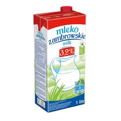Mlekpol Mleko Zambrowskie UHT 3,2% 1L x 12 sztuk