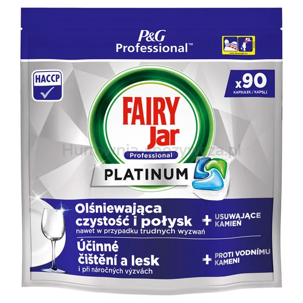 Kapsułki do zmywarki FAIRY Platinium, profesjonalne, 90 szt.