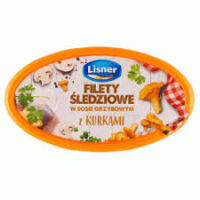 Lisner Filety Śledziowe W Sosie Grzybowym Z Kurkami 280G