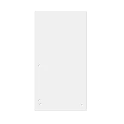 Donau Przekładki Karton 1/3 A4, 235X105Mm, 100Szt., Białe 