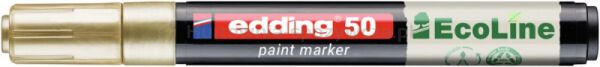 Marker olejowy na bazie wody e-50 EDDING EcoLine, 2-3mm, złoty - 2