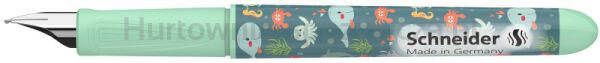 Schneider Pióro wieczne Zippi Happy Fish, M, jasnozielone  - 3