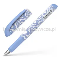 Pióro Wieczne Schneider Voice Blue, M, Waves, Błękitno-Biały - 5