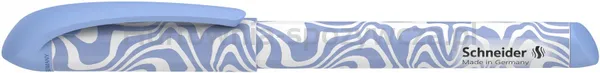 Pióro wieczne SCHNEIDER Voice Blue, M, waves, błękitno-biały