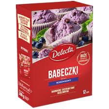 Delecta Babeczki smak borówkowy 280G