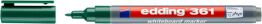 Edding Marker do tablic e-361 1mm, zielony 