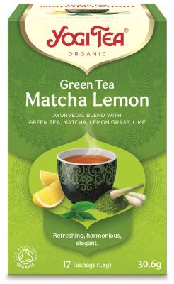 Herbata Zielona Z Cytryną I Matchą (Green Tea Matcha Lemon) Bio (17 X 1,8 G) 30,6 G - Yogi Tea [BIO]