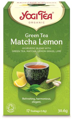 Yogi Tea  Herbata Zielona Z Cytryną I Matchą (Green Tea Matcha Lemon) Bio (17 X 1,8 G) 30,6 G [BIO]