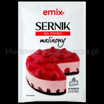 Sernik na zimno o smaku malinowym emix 154g