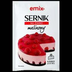 Sernik na zimno o smaku malinowym emix 154g