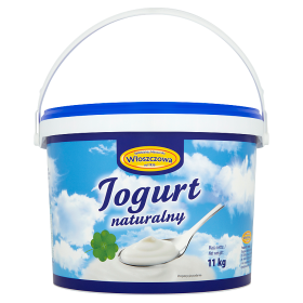 Włoszczowa Jogurt Naturalny Wiaderko 11Kg 