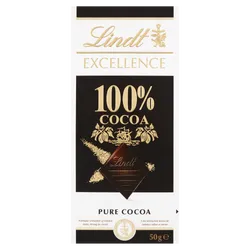 Lindt EXCELLENCE 100% Cocoa 50g