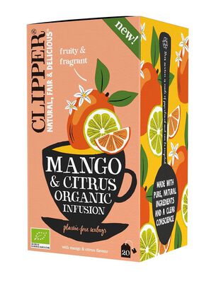 Clipper  Herbatka O Smaku Mango I Owoców Cytrusowych Bio (20 X 1,8 G) 36 G [BIO]