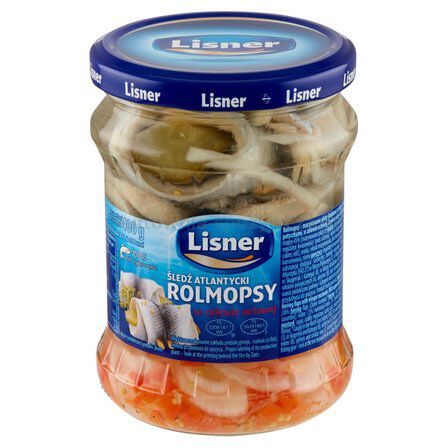 Lisner Śledź Atlantycki Rolmopsy W Zalewie Octowej 400G