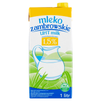 Mlekpol Mleko Zambrowskie UHT 1,5% 1L 