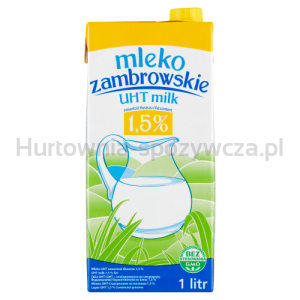 Mlekpol Mleko Zambrowskie UHT 1,5% 1L 