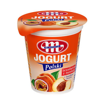 Mlekovita Jogurt Polski brzoskwinia-marakują 150g