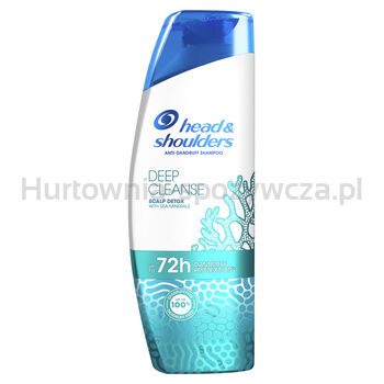 Head & Shoulders Szampon Przeciwłupieżowy Deep Cleanse Scalp Detox Z Minerałami Morskimi, 300Ml