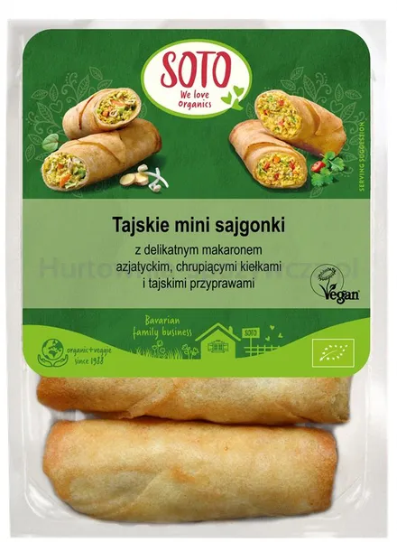 Wegańskie Mini Sajgonki W Stylu Tajskim Bio 200 G